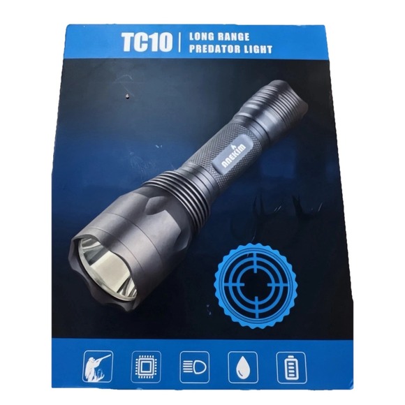 ANEKIM Other - ANEKIM TC10 Long Range Predator Hunting Light Flashlight Kit Rechargeable LED